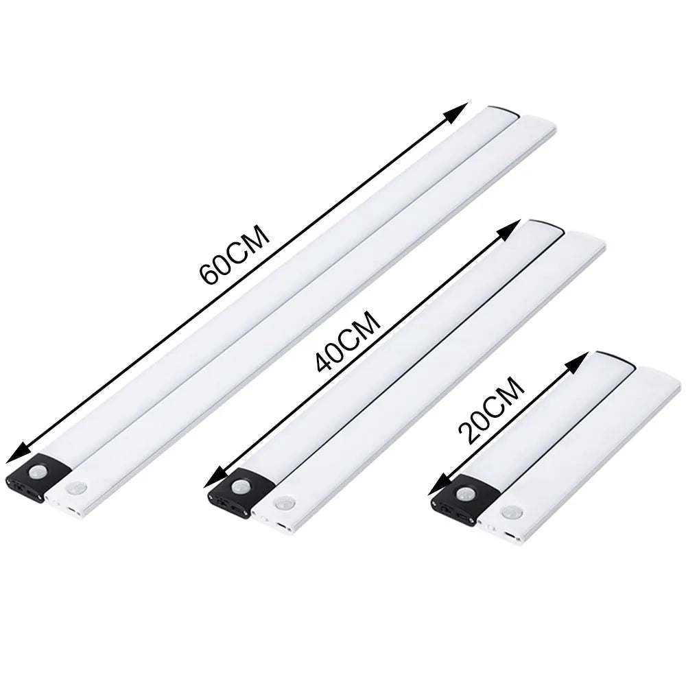 Motion Sensor Wireless LED USB Rechargeable Under Cabinet Light