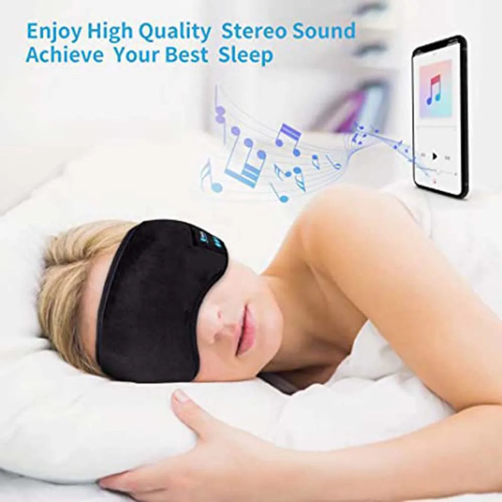 Ultimate Bluetooth Sleep Eye Mask: Wireless Sleeping Headphones for Restful Nights