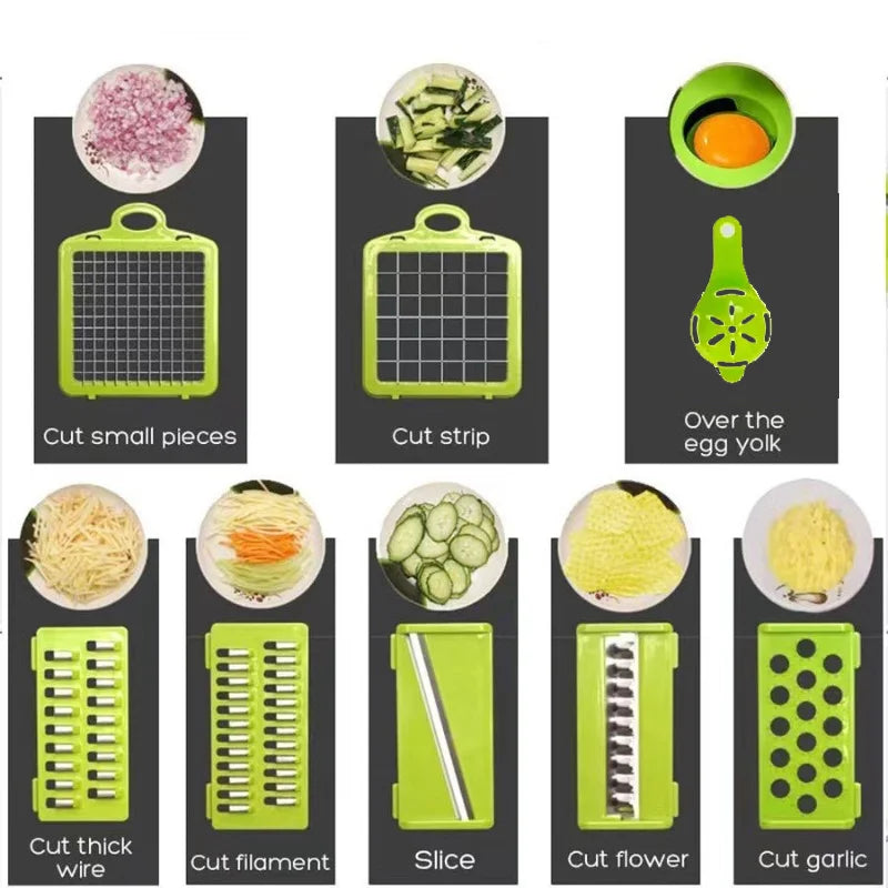 16-in-1 Multifunctional Vegetable Chopper & Food Processor
