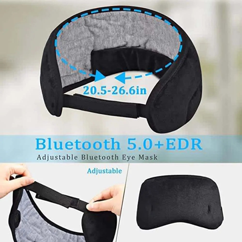 Ultimate Bluetooth Sleep Eye Mask: Wireless Sleeping Headphones for Restful Nights