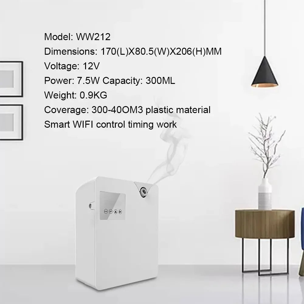 Waterless Aroma WIFI Controlled Essential Oil Diffuser