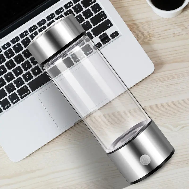 **Portable Hydrogen-Rich Water Bottle with Alkaline Technology**