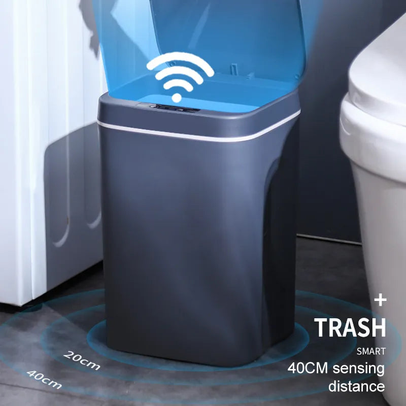 12-16L Smart Automatic Sensor Trash Can For Kitchen and Bathroom