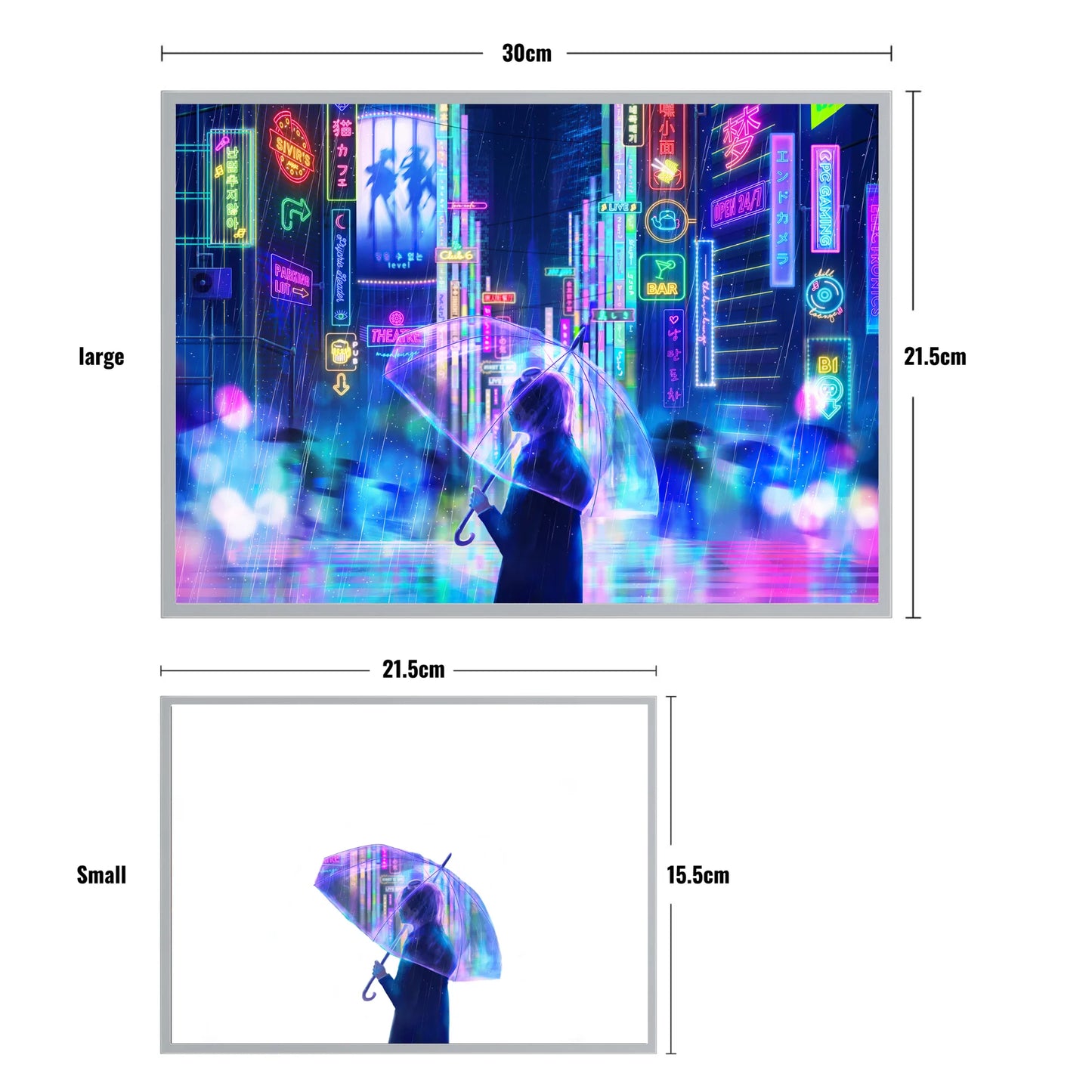 LED Anime Girl Neon Lights USB Plug Painting Home Decor