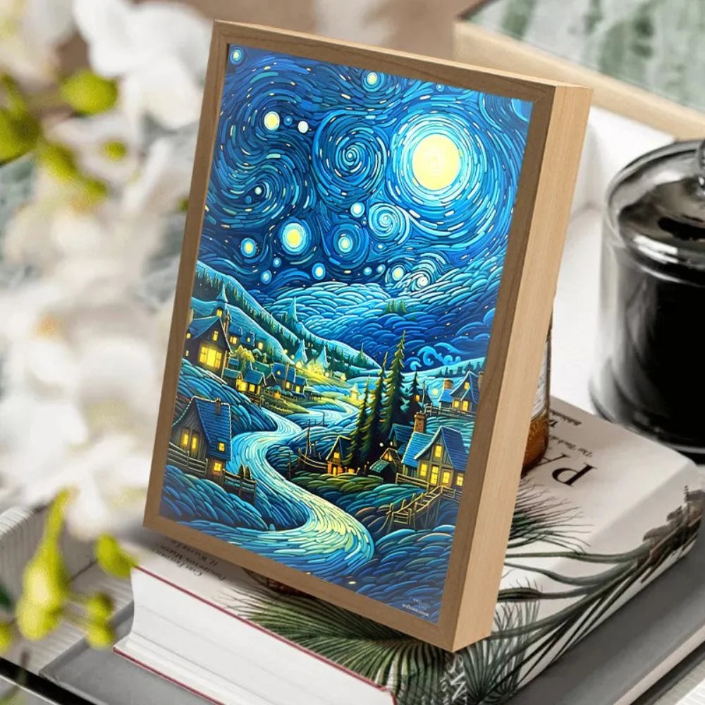 Van Gogh Art Anime LED Room Decor