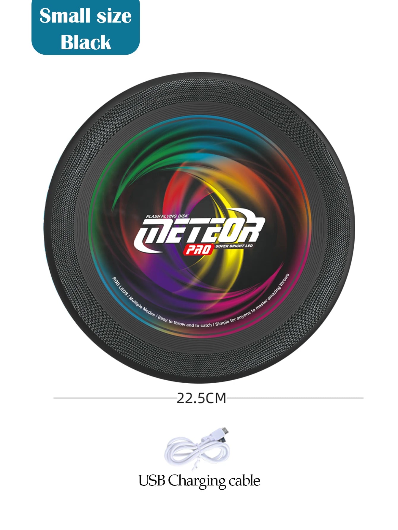 LED Flying Disc - Noctilucence: Color-Changing Light-Up Disc for Outdoor Fun, Night Games, and Sport Gifts
