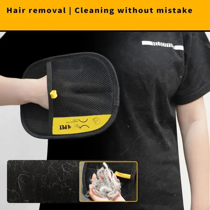 Dual-Sided Electrostatic Pet Hair Remover Gloves